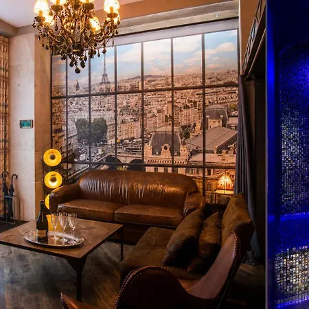 Luxury Industrial Suite With Private Hammam At Paris Montparnasse-3